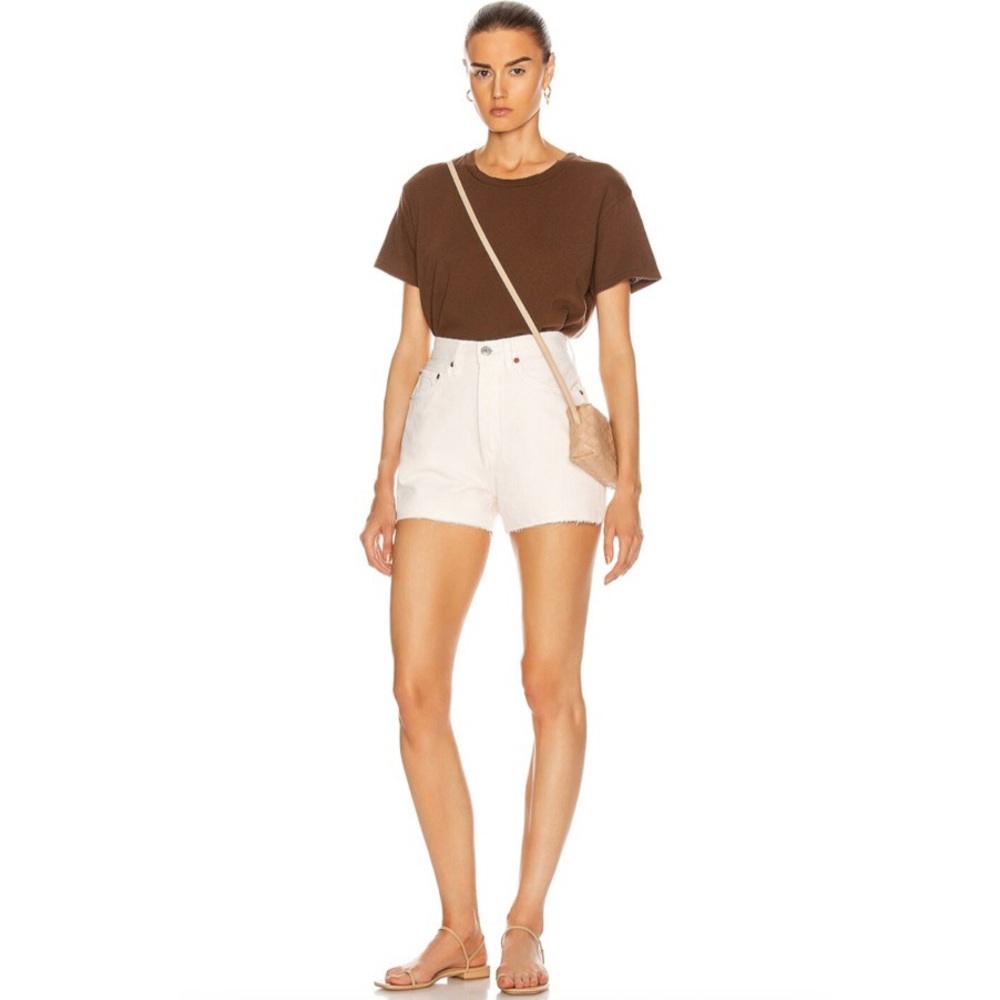 NEW RE/DONE 50's Cutoff Shorts Vintage White